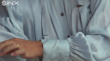 Destructive Brunette Rips Her Silk Blouse Screencap 23 on www.sinx.com