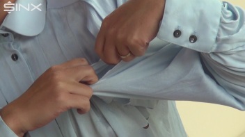 Destructive Brunette Rips Her Silk Blouse Screencap 26 on www.sinx.com