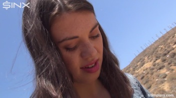 Denim Clad Babe Tramples On Cactus In The Desert Screencap 36 on www.sinx.com
