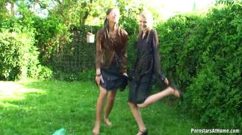 Cutie Babes In Fully Clothed Water Fight! Screencap 85 on www.sinx.com