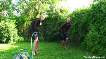Cutie Babes In Fully Clothed Water Fight! Screencap 97 on www.sinx.com