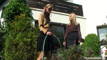 Cutie Babes In Fully Clothed Water Fight! Screencap 10 on www.sinx.com