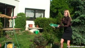 Cutie Babes In Fully Clothed Water Fight! Screencap 27 on www.sinx.com