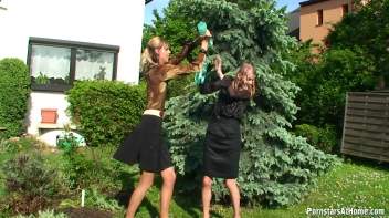 Cutie Babes In Fully Clothed Water Fight! Screencap 37 on www.sinx.com