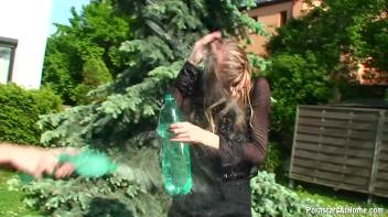 Cutie Babes In Fully Clothed Water Fight! Screencap 38 on www.sinx.com