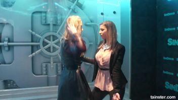 Cute wet girls dancing in mini skirts Screencap 29 on www.sinx.com