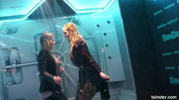 Cute wet girls dancing in mini skirts Screencap 38 on www.sinx.com