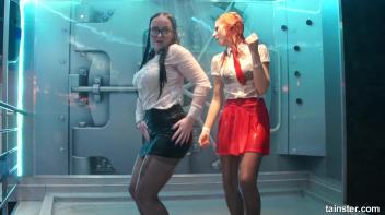 Cute wet girls dancing in mini skirts Screencap 51 on www.sinx.com