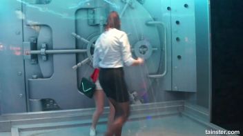 Cute wet girls dancing in mini skirts Screencap 55 on www.sinx.com