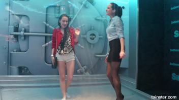 Cute wet girls dancing in mini skirts Screencap 59 on www.sinx.com