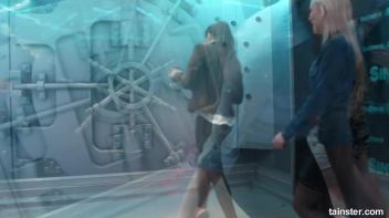 Cute wet girls dancing in mini skirts Screencap 65 on www.sinx.com