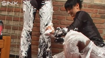 Wet And Messy Shaving Foam Fun Screencap 10 on www.sinx.com