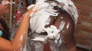 Wet And Messy Shaving Foam Fun Screencap 37 on www.sinx.com