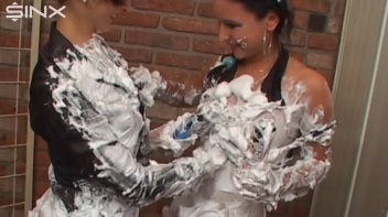 Wet And Messy Shaving Foam Fun Screencap 47 on www.sinx.com