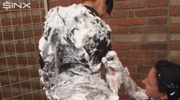Wet And Messy Shaving Foam Fun Screencap 57 on www.sinx.com