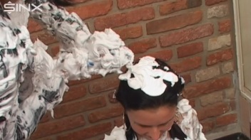 Wet And Messy Shaving Foam Fun Screencap 63 on www.sinx.com