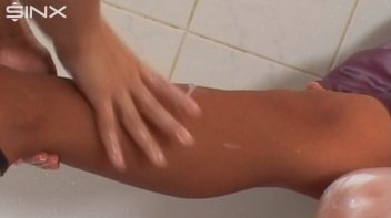 Soaked Through Satin In Fully Clothed Shower Screencap 13 on www.sinx.com