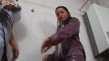 Soaked Through Satin In Fully Clothed Shower Screencap 17 on www.sinx.com