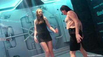 Cute chicks party underneath the club shower Screencap 56 on www.sinx.com