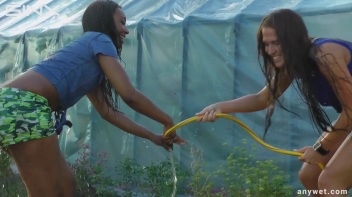 Best Friends Water Fight When Gardening Screencap 37 on www.sinx.com