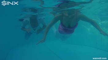 Cute Girls Take A Fully Clothed Dip In The Pool Screencap 37 on www.sinx.com