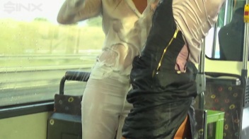 Public Waterfight For Stunning Babes On The Bus Screencap 49 on www.sinx.com