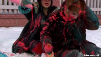 Catfight Too Messy To Stay Indoors Screencap 95 on www.sinx.com
