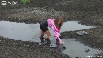 Spoilt Brat Loses It And Falls Into Muddy Puddle - Cam 1 Screencap 11 on www.sinx.com