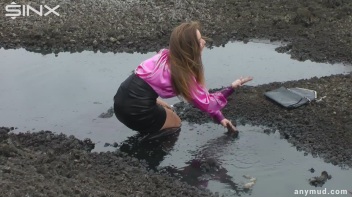Spoilt Brat Loses It And Falls Into Muddy Puddle - Cam 1 Screencap 13 on www.sinx.com