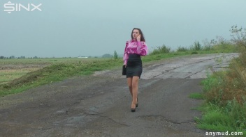 Spoilt Brat Loses It And Falls Into Muddy Puddle - Cam 1 Screencap 2 on www.sinx.com