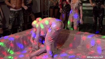 Miss Skinny Takes a Mud Dive Screencap 13 on www.sinx.com