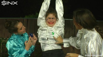 Sexy Secretary Is Tied Up and Painted by Domme Girls Screencap 9 on www.sinx.com