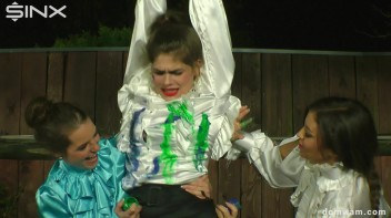 Sexy Secretary Is Tied Up and Painted by Domme Girls Screencap 15 on www.sinx.com