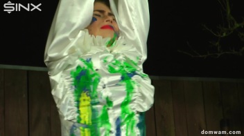 Sexy Secretary Is Tied Up and Painted by Domme Girls Screencap 22 on www.sinx.com