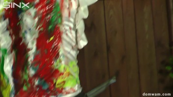 Sexy Secretary Is Tied Up and Painted by Domme Girls Screencap 26 on www.sinx.com