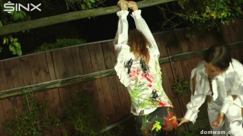 Sexy Secretary Is Tied Up and Painted by Domme Girls Screencap 38 on www.sinx.com