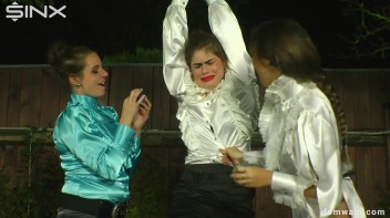 Sexy Secretary Is Tied Up and Painted by Domme Girls Screencap 8 on www.sinx.com