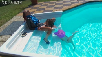 Rimming At The Rim Of The Pool!  Wetlook Lesbos Love That Ass! Screencap 32 on www.sinx.com