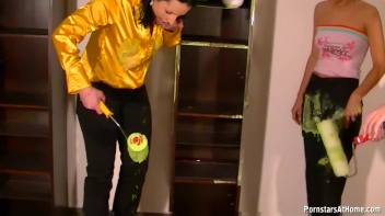 When Chicks Take Over The Paint Job... Screencap 23 on www.sinx.com