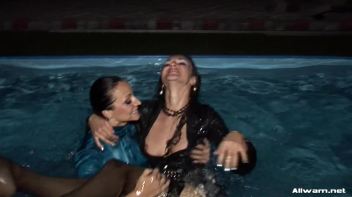Nighttime Lesbo Dip In The Pool Screencap 72 on www.sinx.com