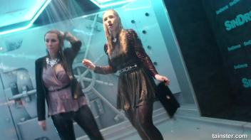 Cute wet girls dancing in mini skirts Screencap 39 on www.sinx.com