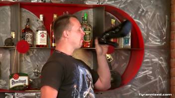 Bartender Gets The FemDom Surprise Of His Life Screencap 2 on www.sinx.com