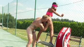 Golden Shower after Tennis Screencap 56 on www.sinx.com