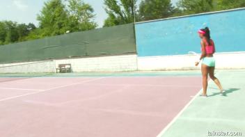 Golden Shower after Tennis Screencap 4 on www.sinx.com