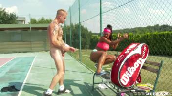 Golden Shower after Tennis Screencap 49 on www.sinx.com