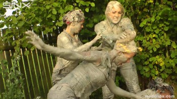 Mud Wrestling Girlfriends' Messy Affair Screencap 56 on www.sinx.com