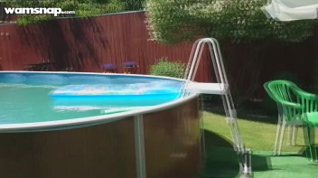 Pool Duties Lead To Wet Beauties! Screencap 17 on www.sinx.com