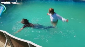 Pool Duties Lead To Wet Beauties! Screencap 65 on www.sinx.com