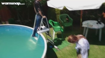 Pool Duties Lead To Wet Beauties! Screencap 69 on www.sinx.com