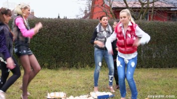 Clothed Food Fight Gets Out Of Control - Cam 2 Screencap 28 on www.sinx.com